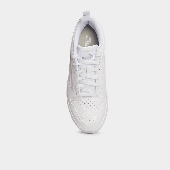 tennis basses a lacets puma v6 blanc fille Tennis basses à lacets Puma V6 blanc fille
