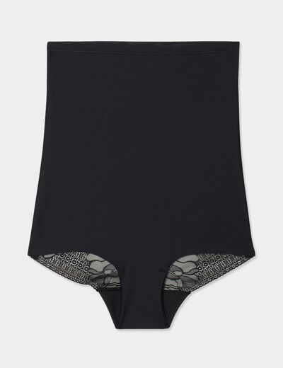 Culotte haute gainant noir femme