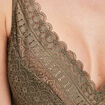Soutien-gorge foulard vert kaki femme
