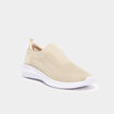 Baskets running &eacute;lastiqu&eacute;es slip-on sable femme