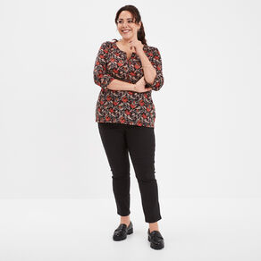 t shirt manches 34 bordeaux femmegt T-shirt manches 3/4 bordeaux femme grande taille