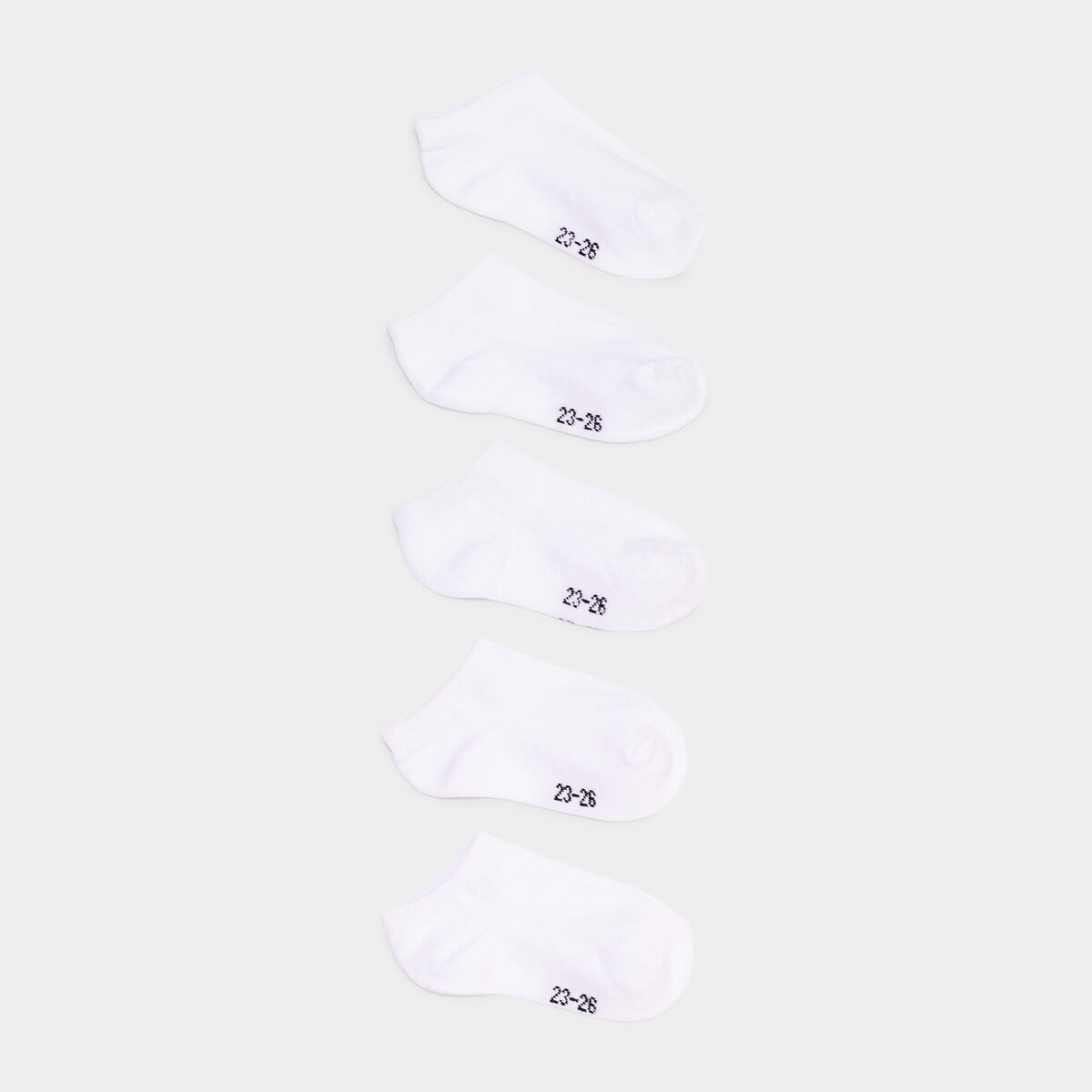 Lot 5 socquettes blanc b&eacute;b&eacute; fille