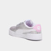 Baskets &agrave; scratchs et paillettes Puma gris argent fille