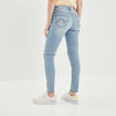 Jeans skinny taille basse denim double stone femme