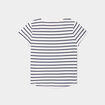 T-shirt droit manches courtes Creeks ecru fille