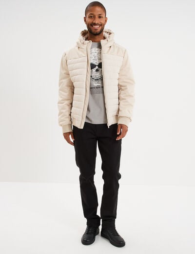 Veste à capuche Liberto gris homme
