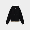 Sweat hoodie ample &agrave; capuche noir femme