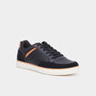 Tennis basses à lacets noir homme