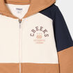 Sweat à capuche zippé Creeks camel garçon
