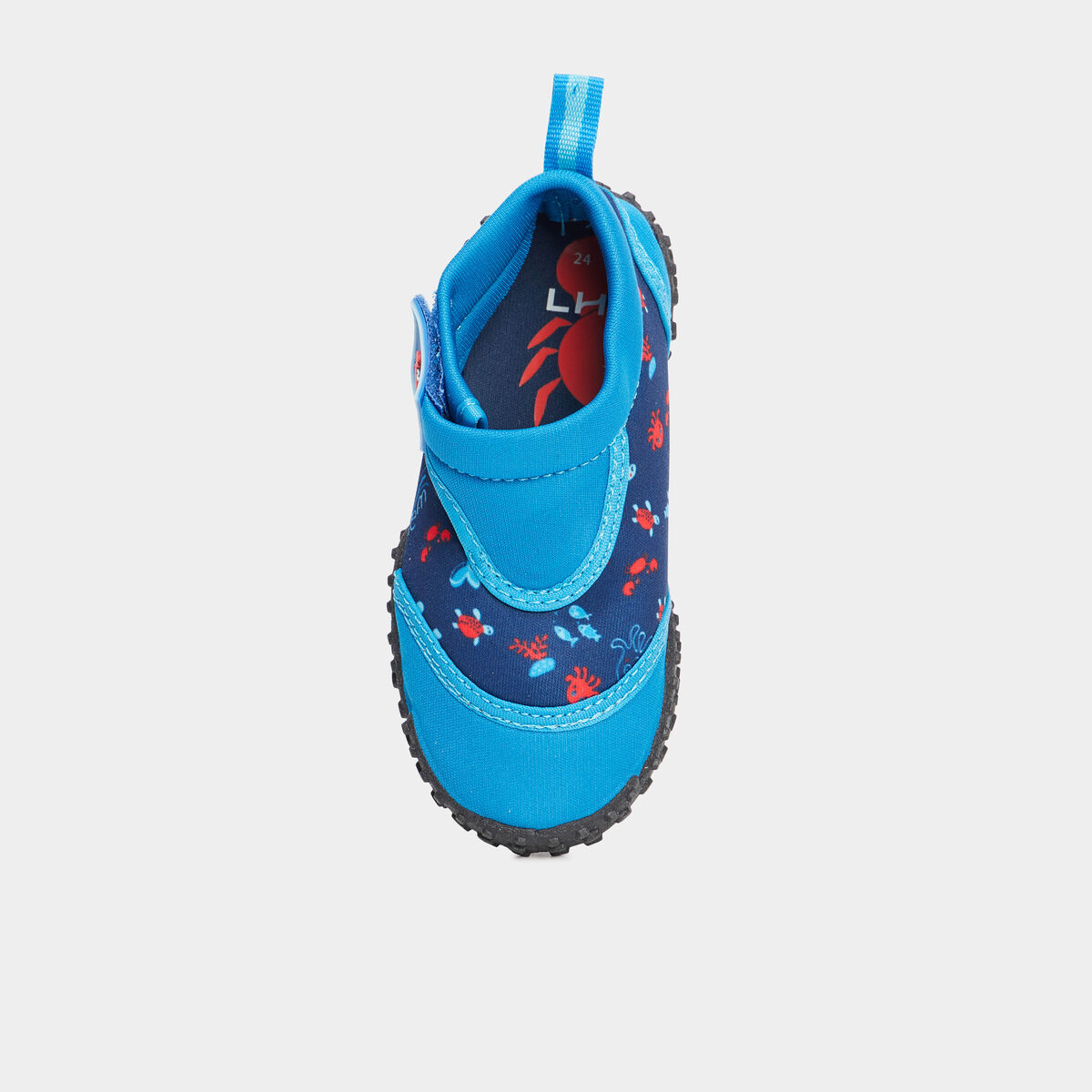 Chaussures de plage à scratchs bleu bébé garçon