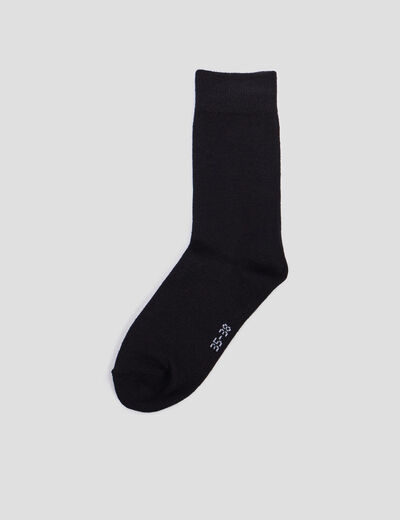 Lot 3 paires chaussettes noir femme