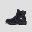 Bottines avec clous noir fille