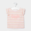T-shirt manches courtes Creeks ecru bébé fille