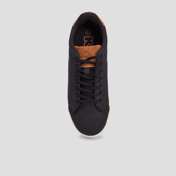 tennis a lacets kappa amber noir homme Tennis à lacets Kappa Amber noir homme