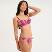 Bas de maillot de bain noeuds violet femme