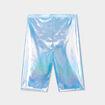 Legging cycliste irridescent bleu clair fille
