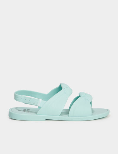 Sandales brides noeuds Wamea Beach bleu fille