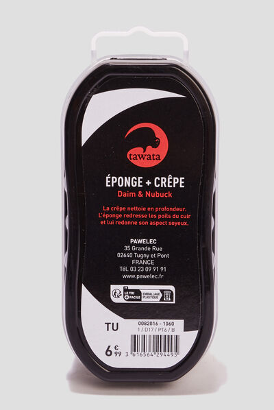 Ensemble éponge et crêpe Tawata multicolore mixte