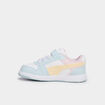 Baskets &agrave; scratchs Puma Rebound Slam bleu pastel fille
