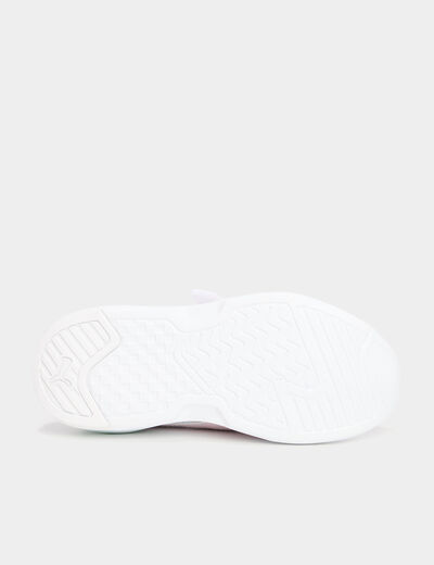Baskets running à scratchs Puma vert pastel fille