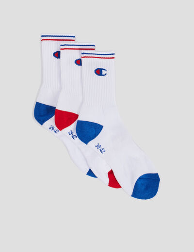 Chaussettes de sport Champion blanc homme