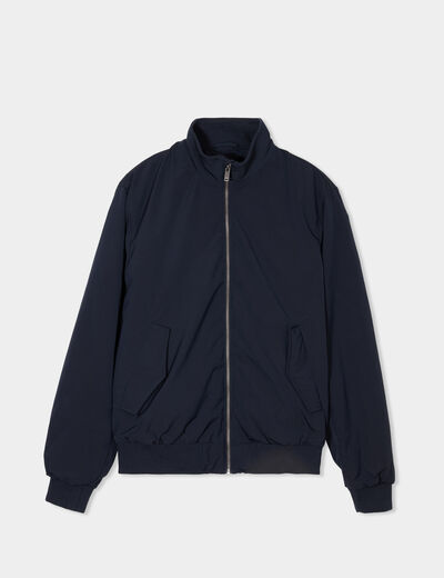 Blouson zippé col montant Creeks bleu foncé homme
