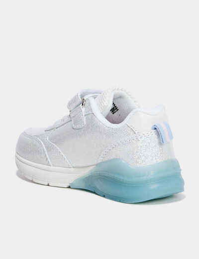 Running lumineuses Reine des neiges bleu ciel fille