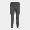 Legging taille haute côtelé gris foncé femme