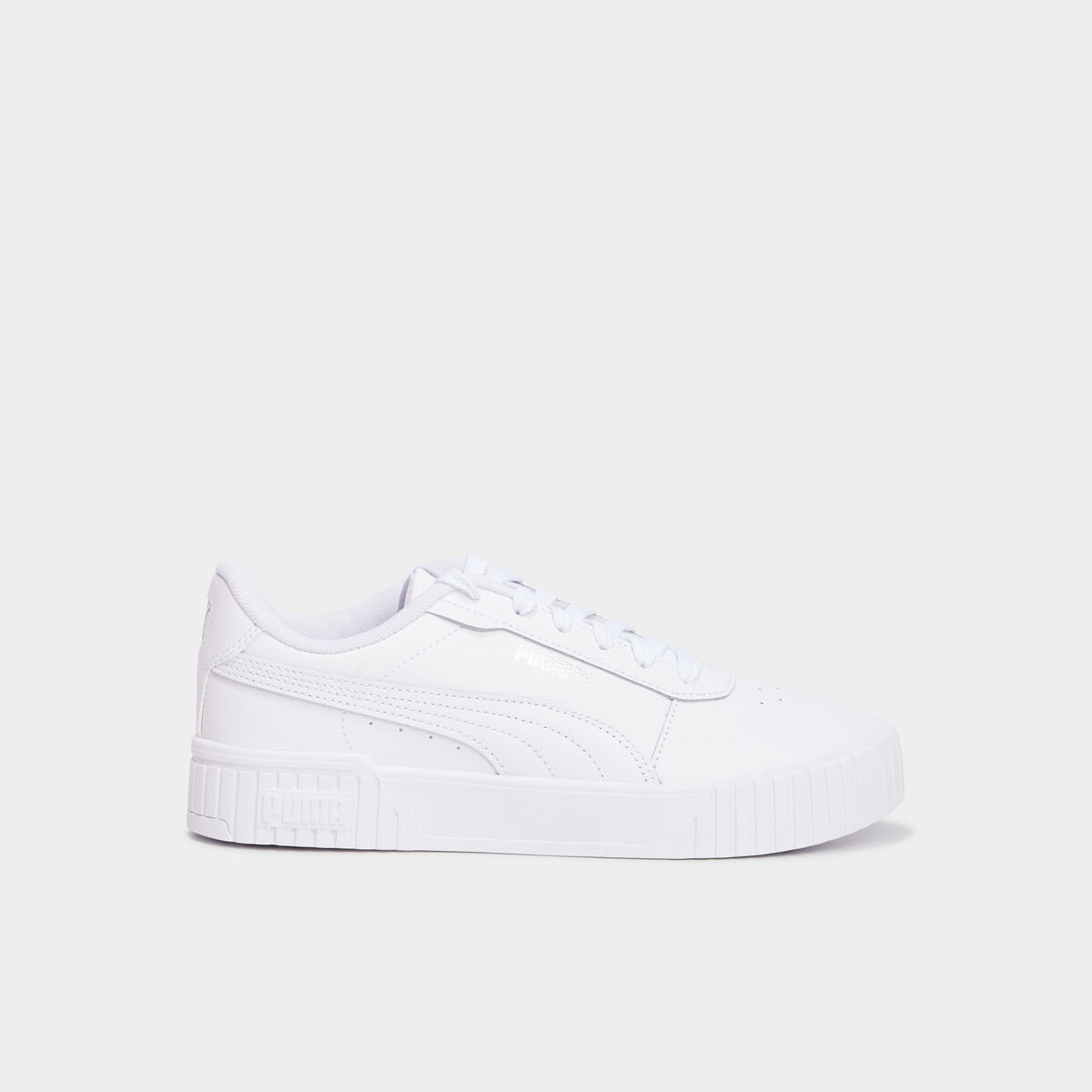 Tennis à lacets Puma Carina blanc femme