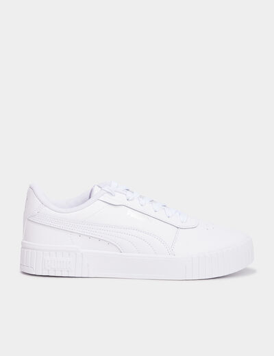 Tennis à lacets Puma Carina blanc femme