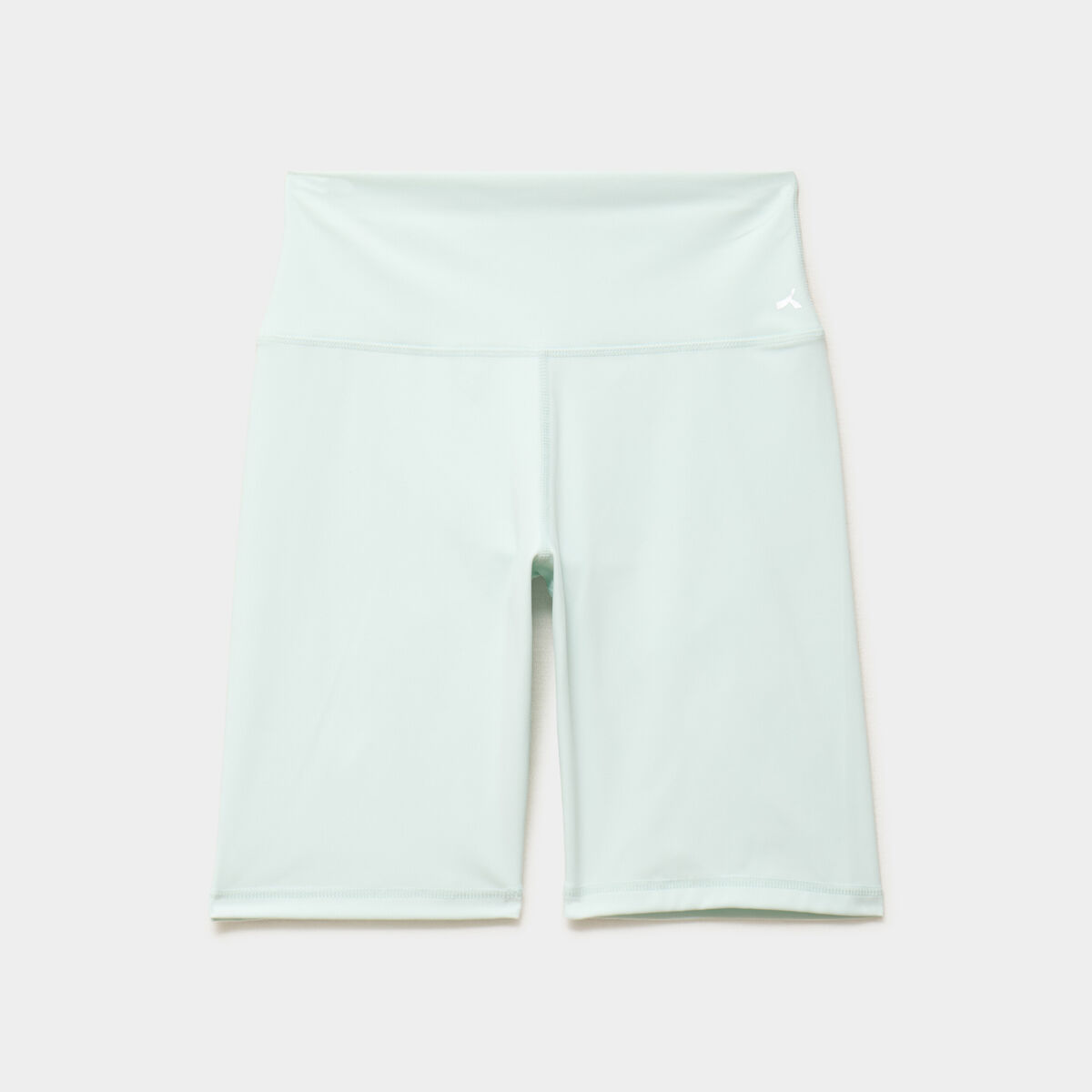 Short cycliste de sport taille haute bleu turquoise femme