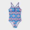 Maillot de bain une pièce bleu fille