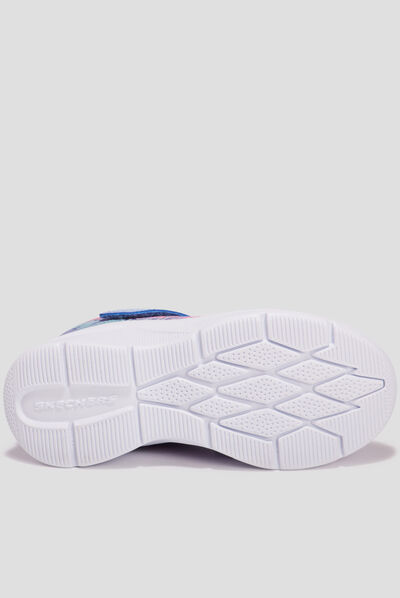 Baskets running Skechers Blod Delight bleu lavande fille