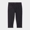 Pantacourt slim détails zippés Liberto noir femme