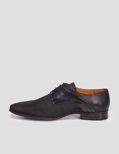 Derbies à lacets noir homme