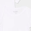Lot 5 bodies US coton manches courtes blanc bébé