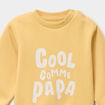 Sweat manches longues jaune b&eacute;b&eacute; gar&ccedil;on