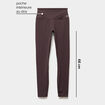 Legging de sport gainant taille haute marron fonc&eacute; femme