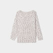 Pull col bateau blanc femme grande taille