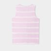 Débardeur noué col rond coton mauve fille
