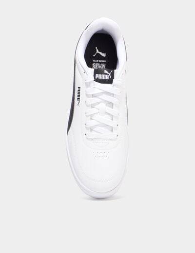 Baskets Puma Court Classic Clean noir homme