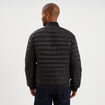 Doudoune l&eacute;g&egrave;re d&eacute;perlante col teddy noir homme