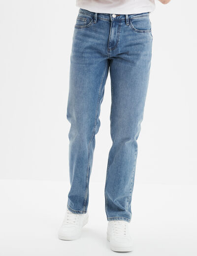 Jeans regular 5 poches denim double stone homme