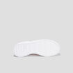 Tennis basses à lacets en cuir Puma blanc fille