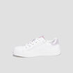 Tennis basses zippées Liberto blanc fille