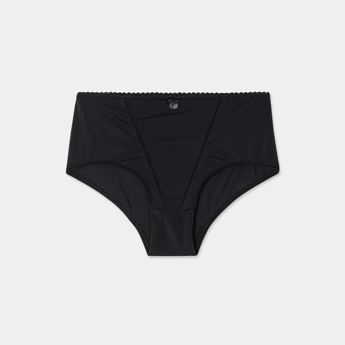 Culotte taille haute noir femme
