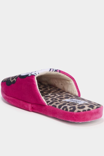 Chaussons mules Minnie rose femme