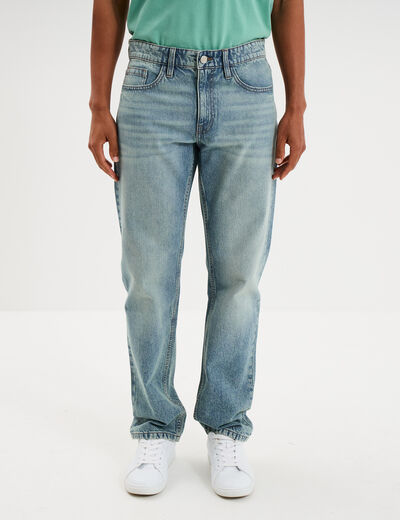 Jean regular 5 poches coton denim double stone homme