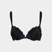Soutien-gorge forme corbeille paddé noir femme