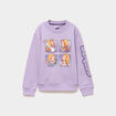 Sweat manches longues Les Sisters parme fille